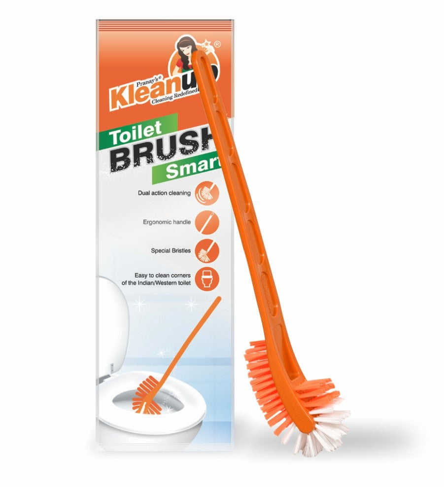 KleanUp toilet brush with holder — included in 3-Month Cleaning Kit