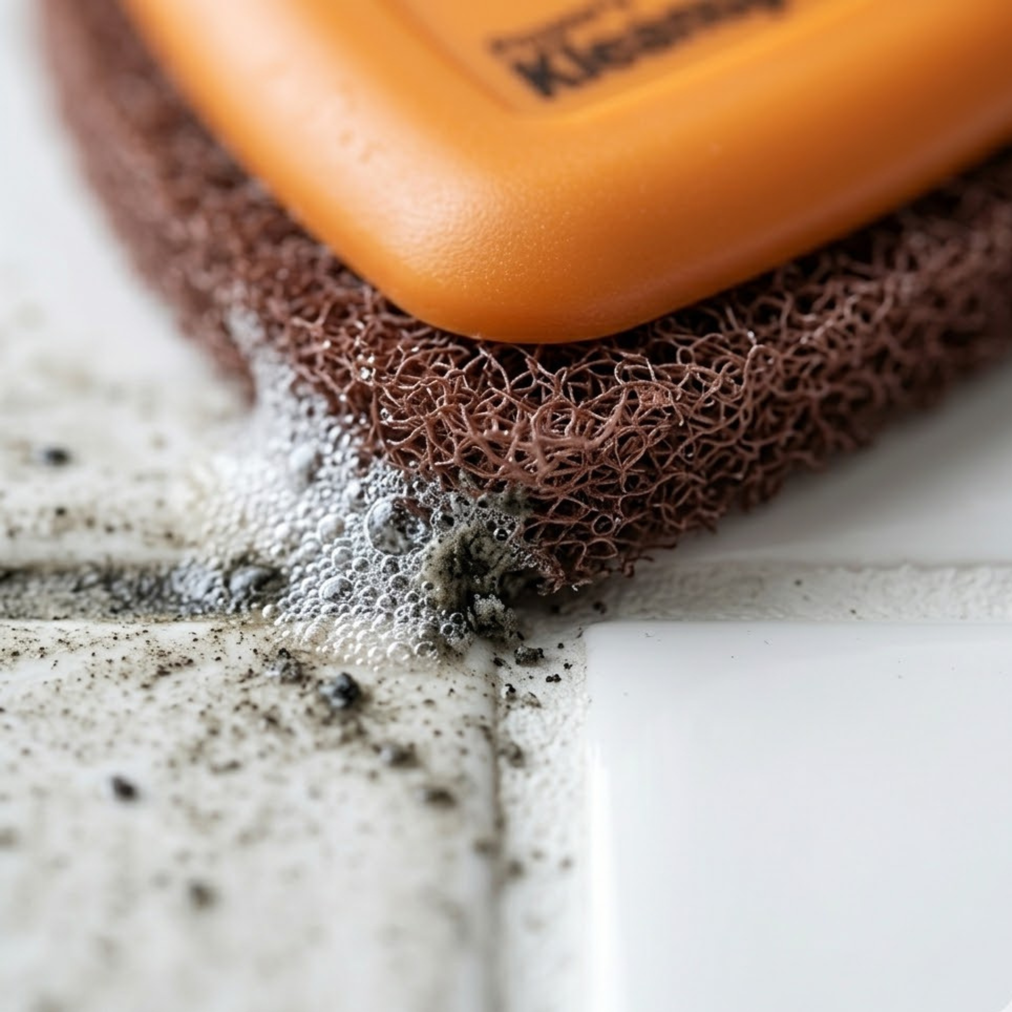 KleanUp Tile Brush — Tiles & Corner Cleaner with Pointed Tip for Grout, Edges & Bathroom