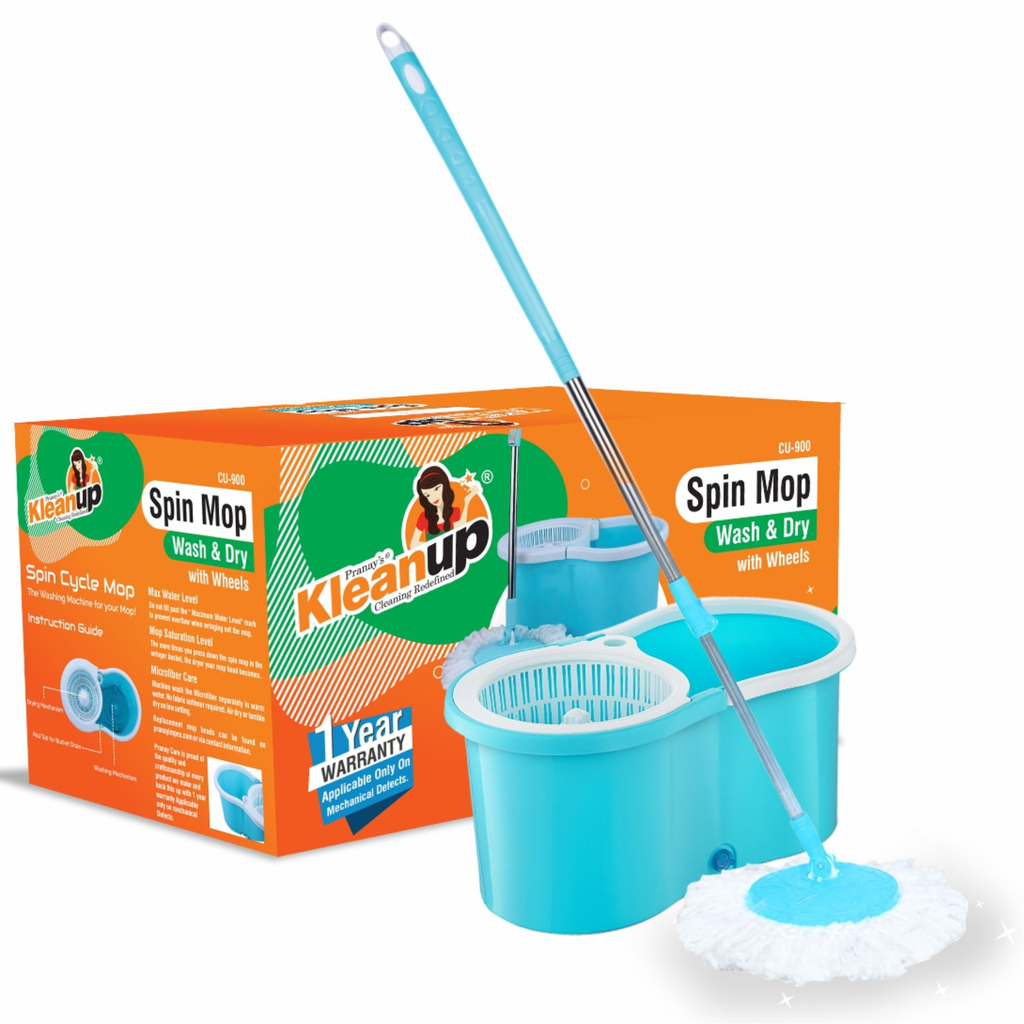 KleanUp 360 Spin Mop with bucket — included in 1-Month Cleaning Kit