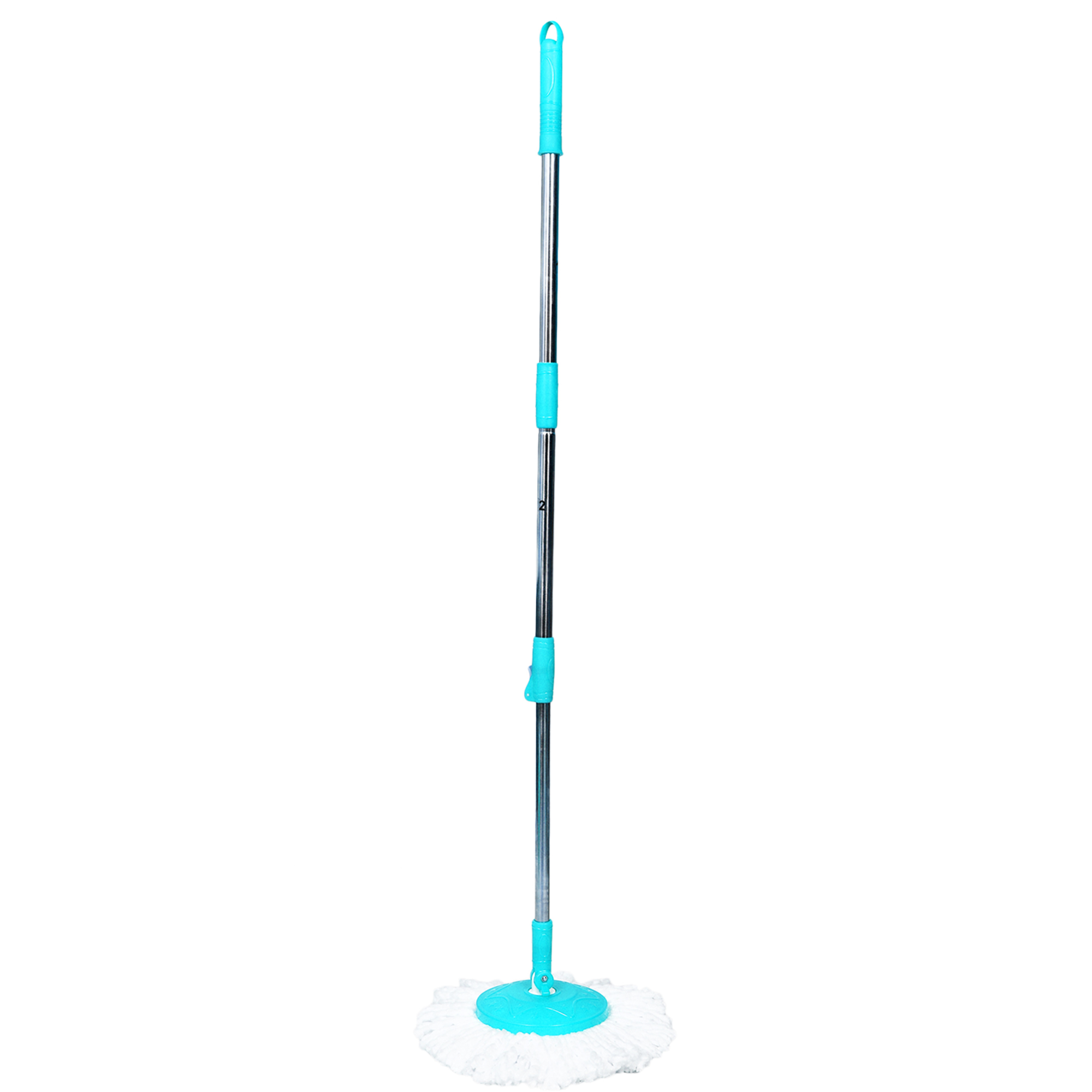 KleanUp Spin Mop with Bucket & Wheels (CU-950) — 360° Self-Wringing Microfiber Mop, Wash & Dry System