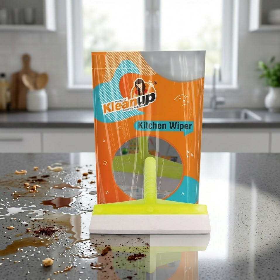 Pranay's Kleanup CU104 Kitchen Wiper – Handheld Platform & Slab Wiper for Kitchen Counters, Sinks & Spills | Quick-Dry Cleaning